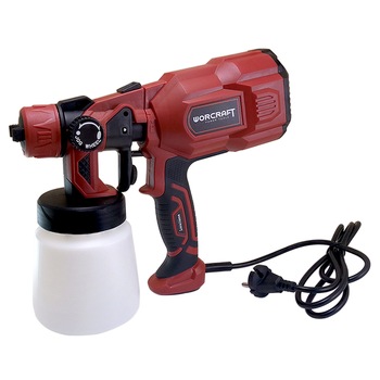 Pistol vopsit electric cu vas inferior 800 ml - Worcraft Pistol vopsit electric cu vas inferior 800 ml - Worcraft