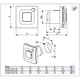 Ventilator aerisire, SILENT DUAL 200, Soler&Palau, Autonom si inteligent, zgomot redus, 2 senzori, 17w, 2280rpm, 170 m3h, 26.5db, ip45