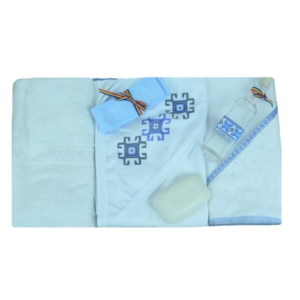 Trusou botez 6 piese baieti NN TBN-06, Multicolor