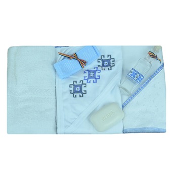 Trusou botez 6 piese baieti NN TBN-06, Multicolor Trusou botez 6 piese baieti NN TBN-06, Multicolor
