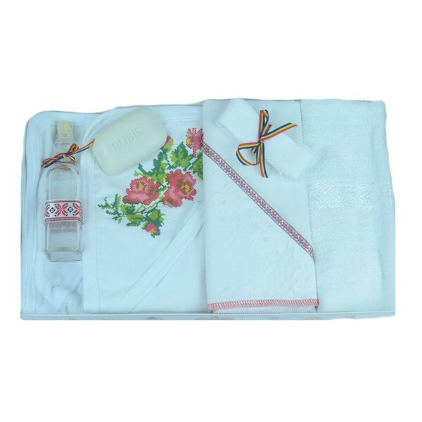 Trusou botez 6 piese fetite NN TBN-05, Multicolor