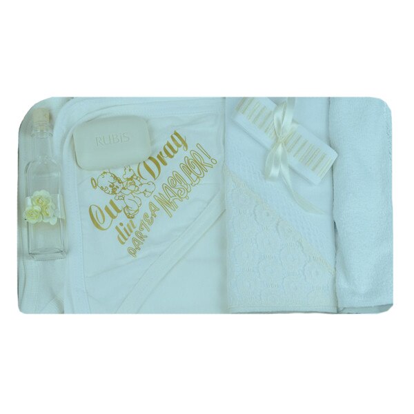 Trusou botez 6 piese NN TBN-03, Multicolor