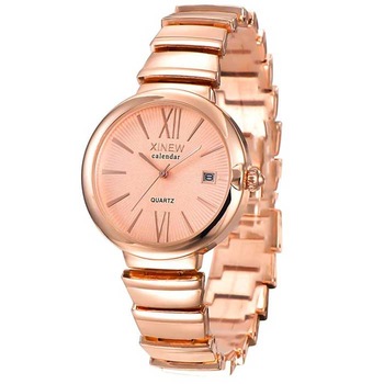 Ceas XINEW Dama Quartz Casual Elegant Rose, PN999870RE, curea din metal (zale), afisaj Analog Ceas XINEW Dama Quartz Casual Elegant Rose, PN999870RE, curea din metal (zale), afisaj Analog