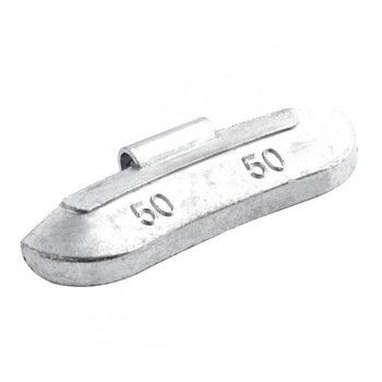 Plumbi standard 50 grame pentru echilibrat jante de tabla, set 50 de bucati Plumbi standard 50 grame pentru echilibrat jante de tabla, set 50 de bucati