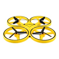 Drona Anti Coliziune, Inteligenta, cu LED, Techstar® Firefly, Greutate 73g, RC Gravity cu Telecomanda, Quadcopter Smart
