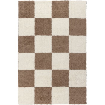 Covor Patchwork Hugh, Crem/Maro, 100x150 cm, C23-032804 Covor Patchwork Hugh, Crem/Maro, 100x150 cm, C23-032804