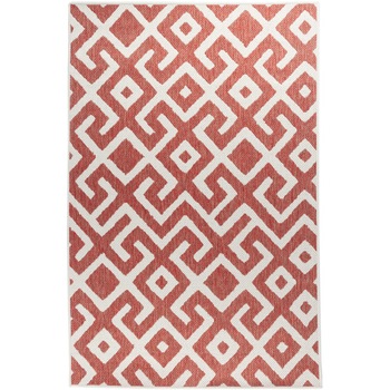 Covor Reversibil Modern & Geometric Titor, Rosu/Bej, 160x235 cm, C97-032710 Covor Reversibil Modern & Geometric Titor, Rosu/Bej, 160x235 cm, C97-032710