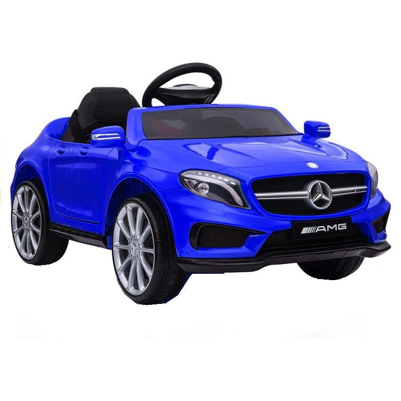 Masinuta electrica Mercedes-AMG GLA45, albastru metalizat
