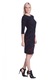 Rochie de zi 15445, bleumarin 44, MIZAR