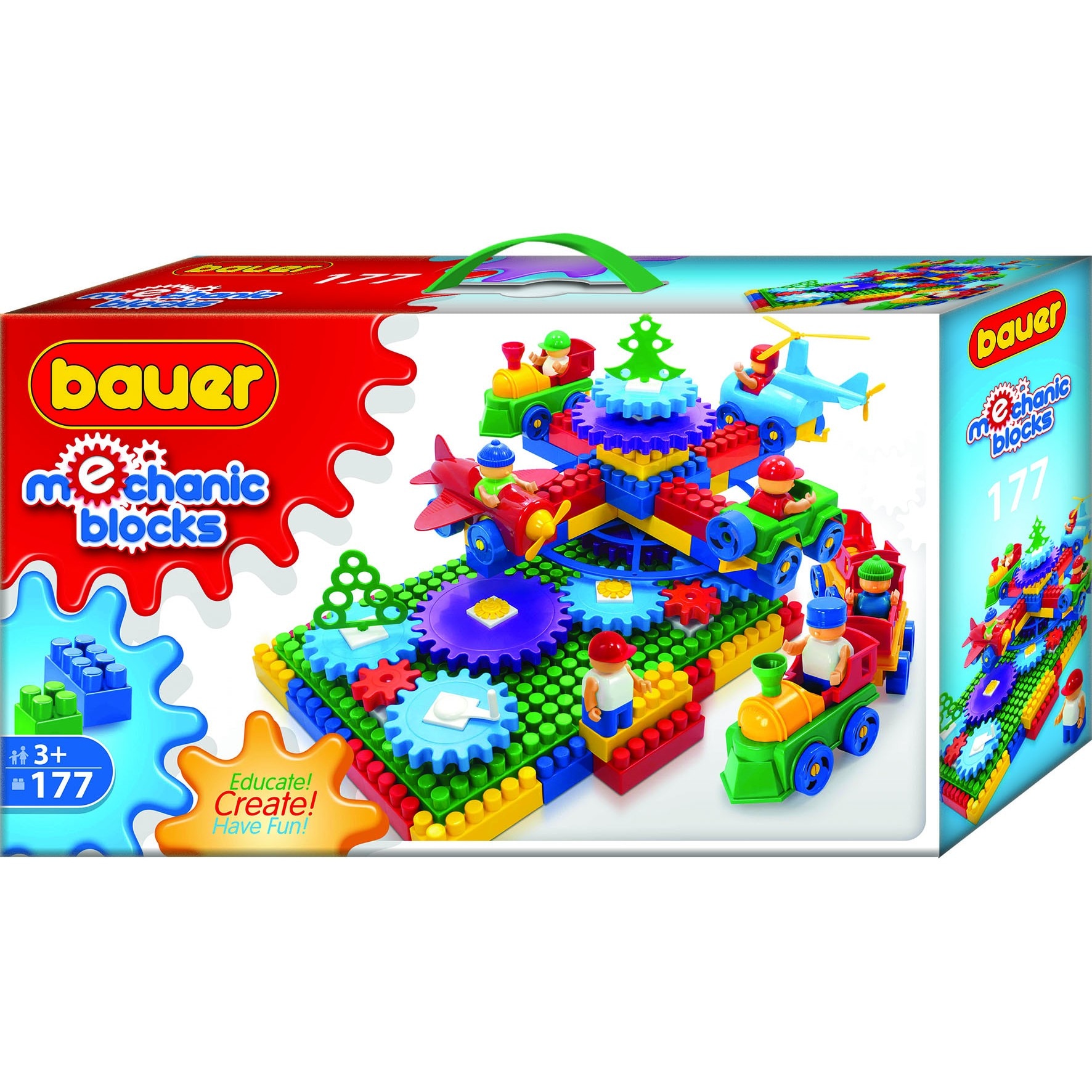 Set de construit Bauer Mecanic, 177 piese