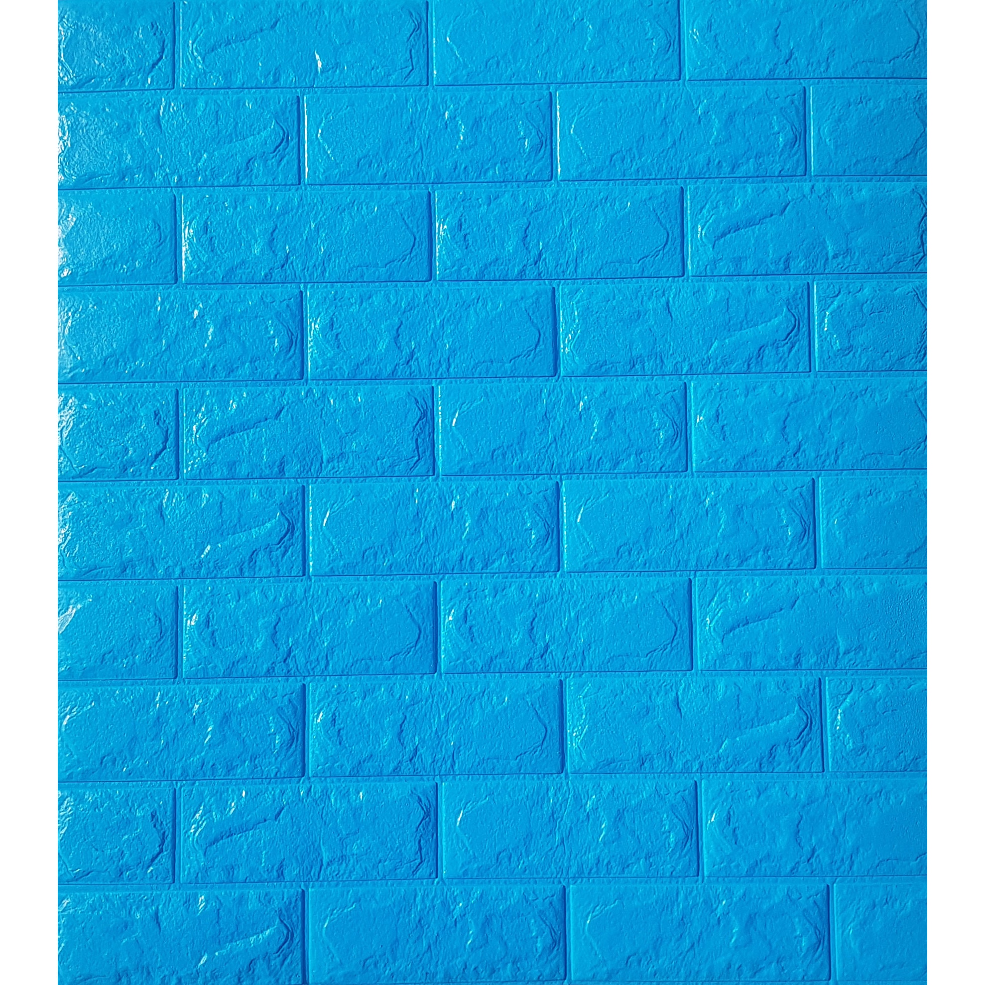 Tapet DEGRETS 98010 3D Autocolant albastru, 70cm x 77cm x 6 mm