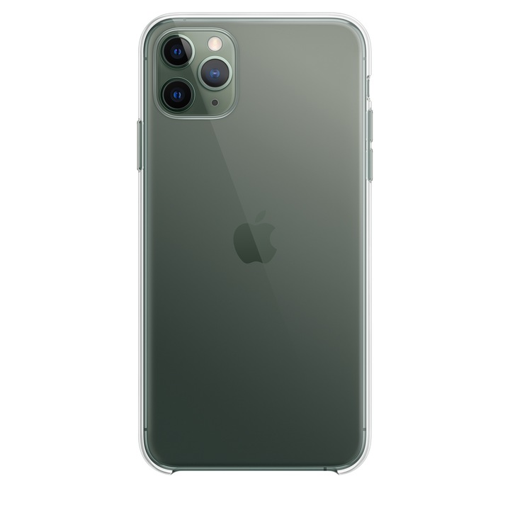 iPhone 11 Pro Max kompatibilis tok, vékony 0,5 mm, átlátszó