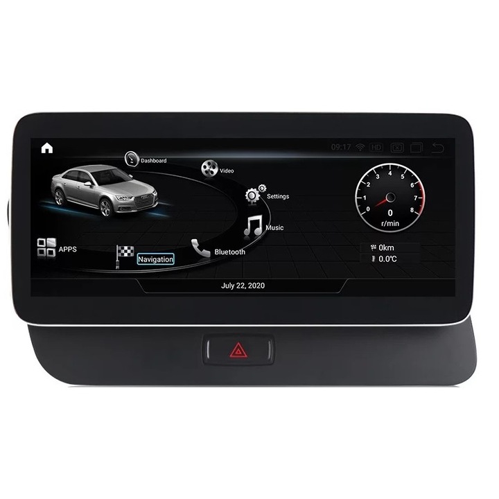 Navigatie Android Audi Q5 4GB RAM 64GB Gps , Internet , 4G , Aplicatii , Waze , Wi Fi , Usb , Bluetooth , Mirrorlink . Audi concert , Audi symphony