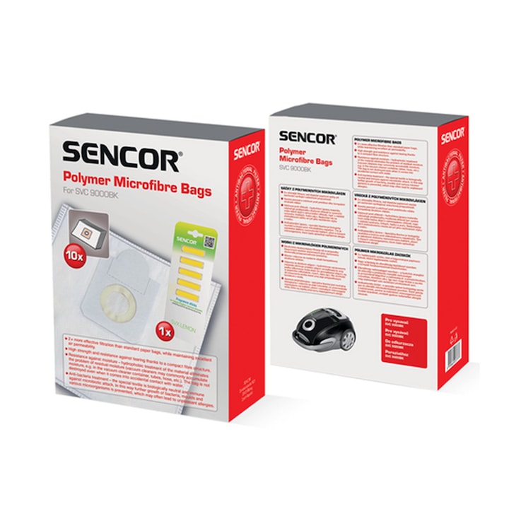Sencor SVC 90XX papírzsák 10 db + 5 db illatosító rúd