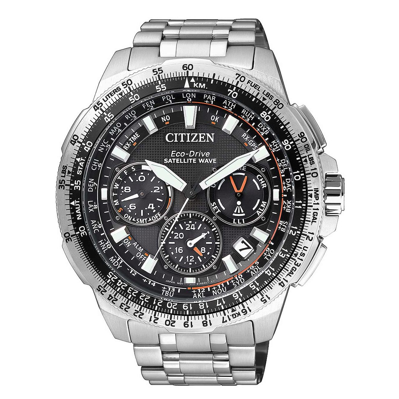 Ceas barbatesc Citizen CC9020-54E Satellite Waves GPS Titan 47mm 20ATM