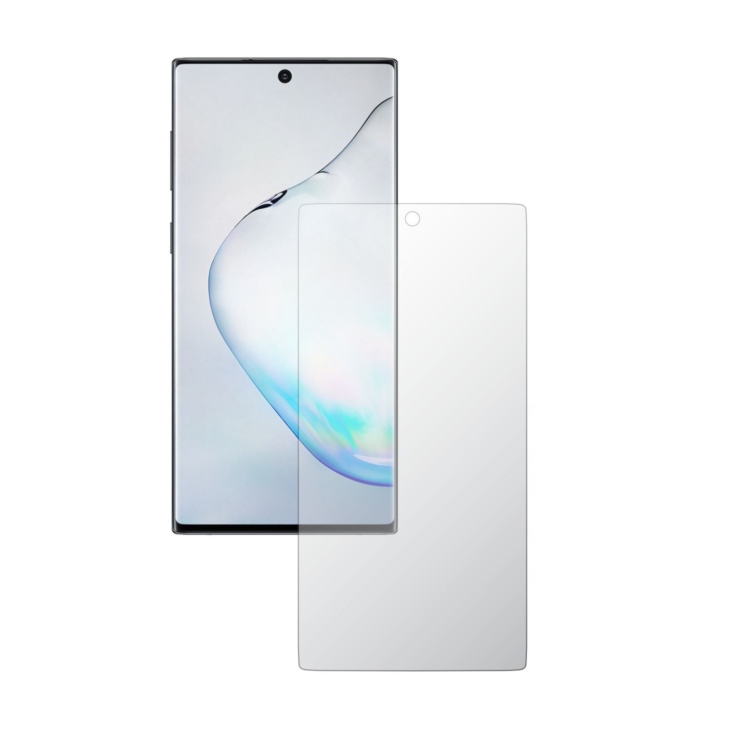 Set 2X Folie Protectie Ecran Invisible Skinz HD pentru Samsung Galaxy Note 10 (5G) - Folie Siliconica Ultra-Clear cu Acoperire Totala, Edge to Edge Full Display Cover, Adeziva si Foarte Flexibila