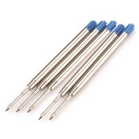 Mina pix Eco, tip Parker, corp metalic, albastru