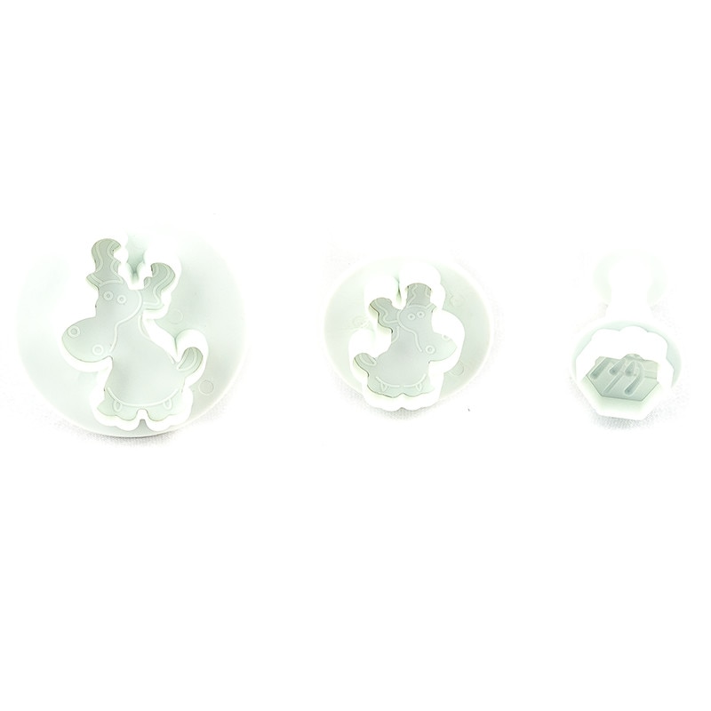 Set decupatoare ren, 3 bucati