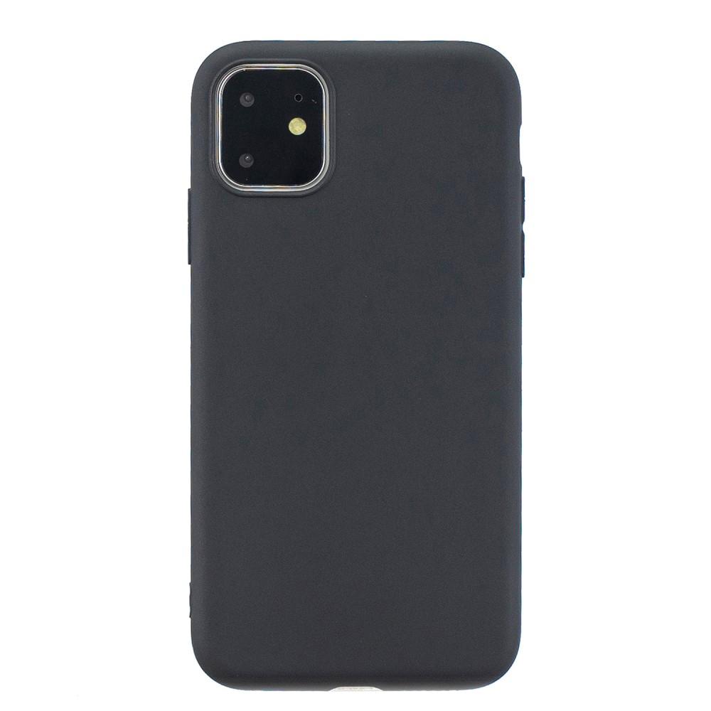 Husa silicon Apple iPhone 11, Negru Mat, Antisoc, TPU, Viceversa Negru