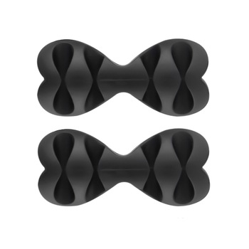 Organizator multifunctional cabluri PNI Tidy Clip 02, silicon flexibil, autoadeziv, pentru 8 cabluri 4x2 cu diametru de 6 mm, negru, set 2 bucati Organizator multifunctional cabluri PNI Tidy Clip 02, silicon flexibil, autoadeziv, pentru 8 cabluri 4x2 cu diametru de 6 mm, negru, set 2 bucati
