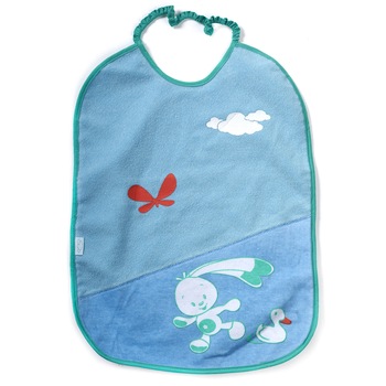 Baveta EVO pentru bebelusi albastra Baveta EVO pentru bebelusi albastra