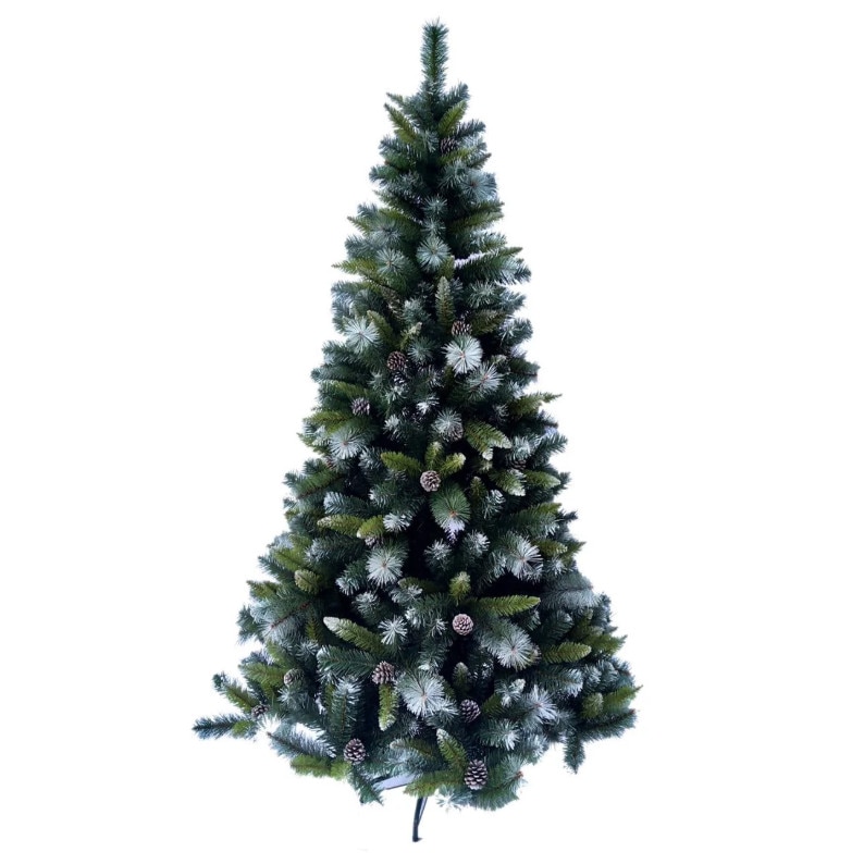 Brad artificial, verde aspect de nins, Zola®, dimensiune 1.8 m, 790 crengute, diametru 130 cm