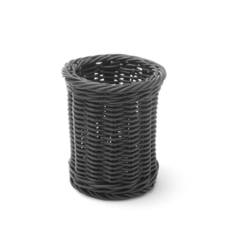 Suport tacamuri, aspect natural Hendi, Ø100x(H)120 mm, Negru, Polipropilena Suport tacamuri, aspect natural Hendi, Ø100x(H)120 mm, Negru, Polipropilena