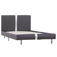 cadru pat o persoana vidaxl led piele artificiala-lemn 90 x 200 cm gri inchis imagen 35_0_
0