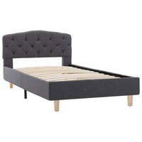 cadru de pat de o persoana tapitat vidaxl textil-lemn 90 x 200 cm gri inchis imagen 15_0_
0