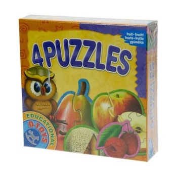 Puzzle fructe de casa 4 in 1 Puzzle fructe de casa 4 in 1
