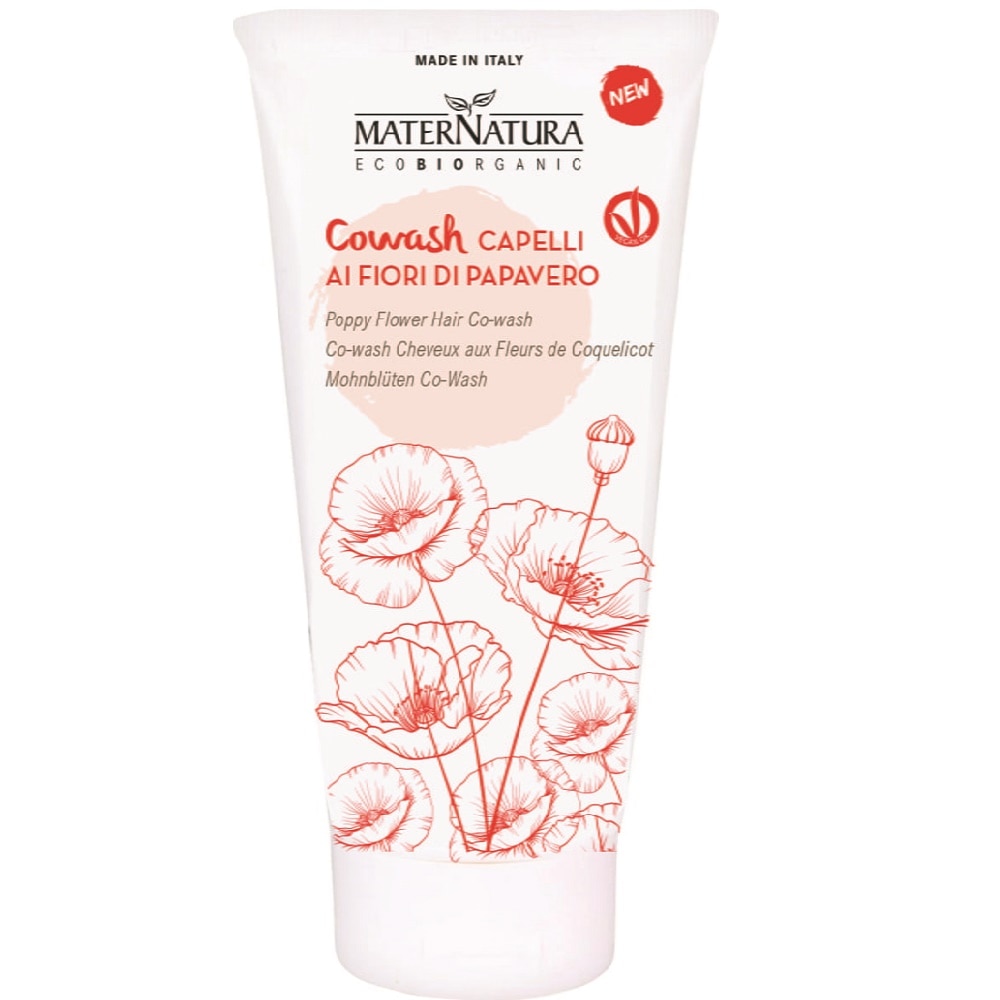 Sampon si balsam de par co-wash cu flori de mac 200ml Maternatura