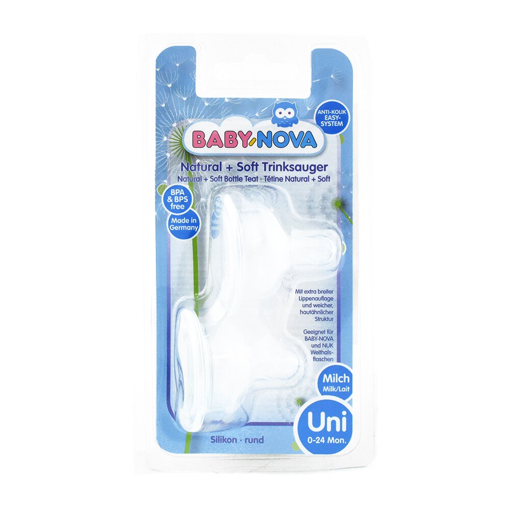 Tetina larga natural Novatex EVO