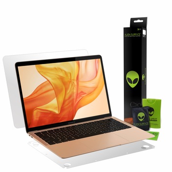 Set Folie Alien Surface XHD, Apple MacBook Air 13 inch (2019), protectie exterior + Alien Fiber Cadou Set Folie Alien Surface XHD, Apple MacBook Air 13 inch (2019), protectie exterior + Alien Fiber Cadou