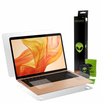 Set Folie Alien Surface XHD, Apple MacBook Air 13 inch (2019), protectie completa + Alien Fiber Cadou Set Folie Alien Surface XHD, Apple MacBook Air 13 inch (2019), protectie completa + Alien Fiber Cadou