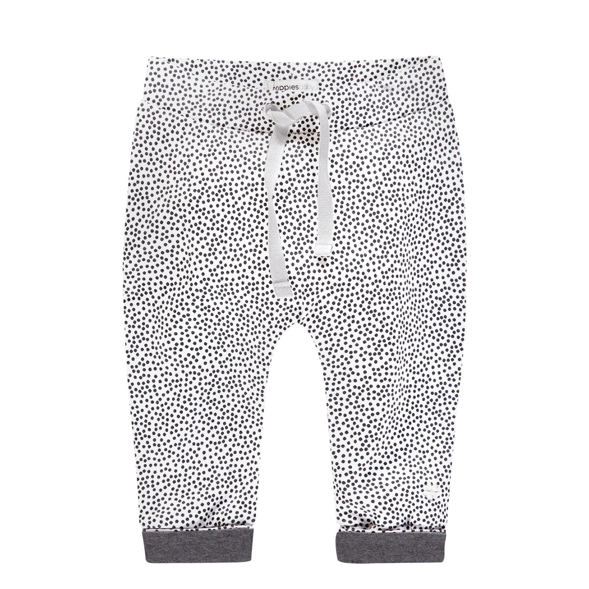 Pantaloni bebe, Noppies, cu buline, Kirsten, albi, Alb