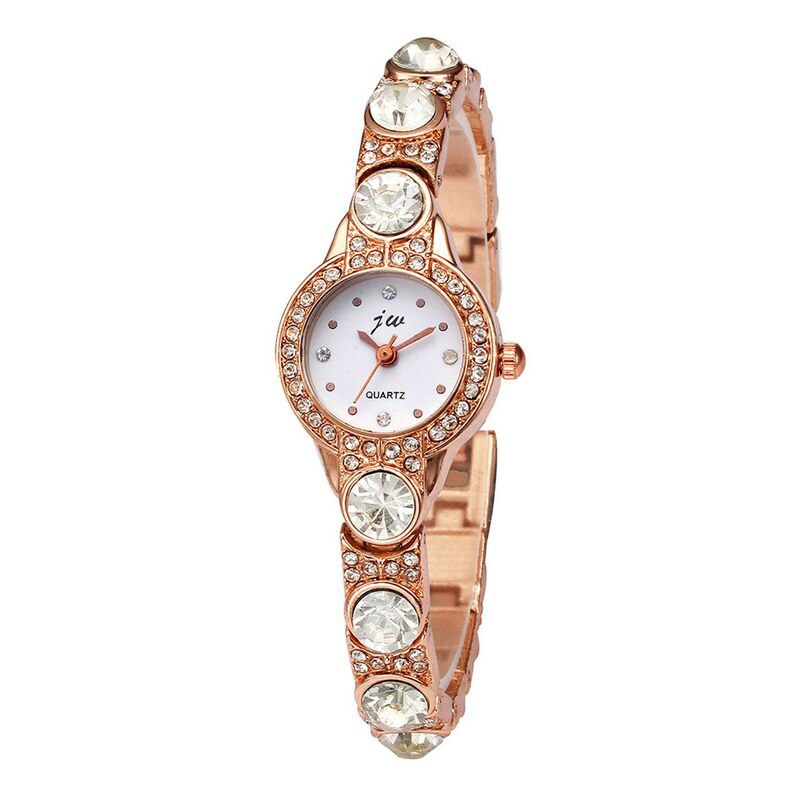 Ceas jw Dama Quartz Casual Elegant Rose, PN999335RE, curea din metal (zale), afisaj Analog
