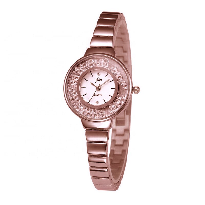 Ceas Jw Dama Quartz Casual Elegant Rose, PN999688RE, curea din metal (zale), afisaj Analog