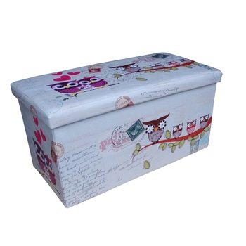 Taburet Unic Spot Design, 76.5x38 cm, spatiu depozitare, Owls Taburet Unic Spot Design, 76.5x38 cm, spatiu depozitare, Owls