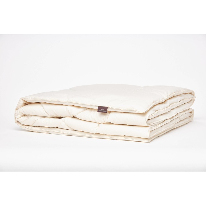 Pilota Confort Merino - Nivel Caldura 3, 200x220 cm, umplutura Lana Merinos si invelis Bumbac Organic