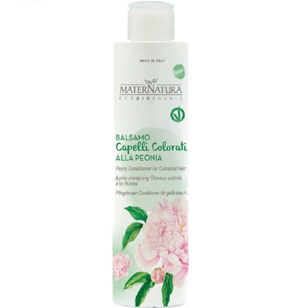 Balsam pentru par vopsit cu bujor 250ml Maternatura