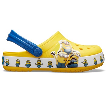 Papuci Crocs Fun Lab Minions Multi, Galben/Albastru, 25/26 Papuci Crocs Fun Lab Minions Multi, Galben/Albastru, 25/26