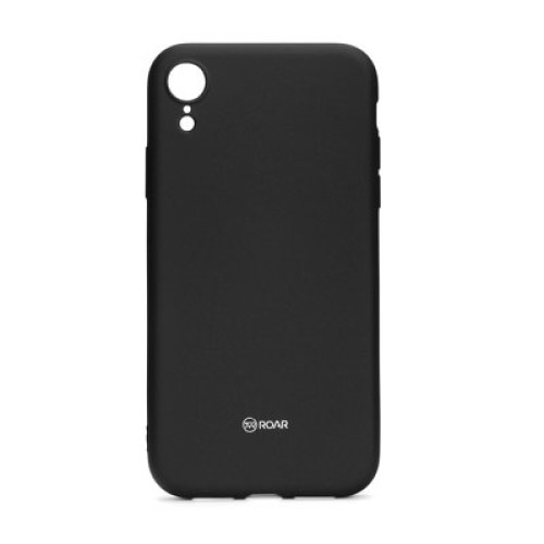 Carcasa Roar Colorful Jelly pentru iPhone XR neagra