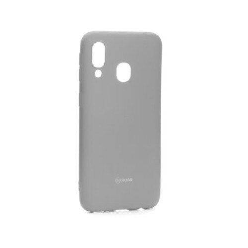 Carcasa Roar Colorful Jelly pentru Samsung Galaxy A40 Gri