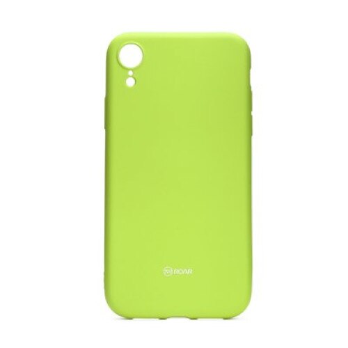 Carcasa Roar Colorful Jelly pentru iPhone XR Lime