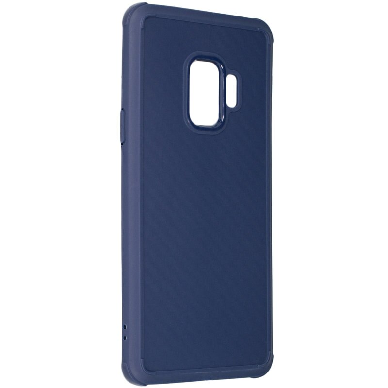 Carcasa Roar Armor Carbon pentru Samsung Galaxy S9 albastra