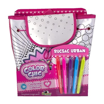 Rucsac Urban Color Chic cu Paiete Reversibile Rucsac Urban Color Chic cu Paiete Reversibile