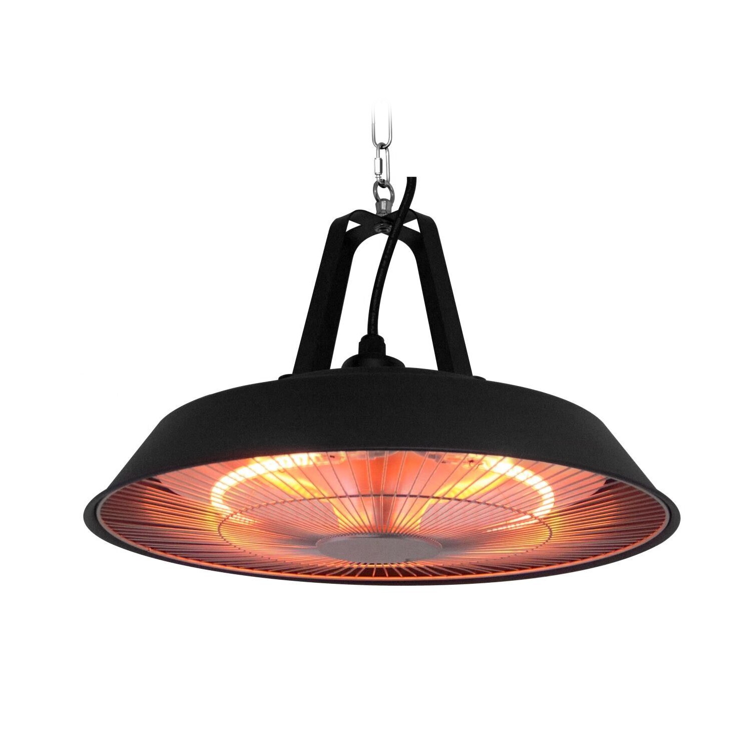 Incalzitor electric Albatros suspendat infrarosu cu halogen albastru RTH-1500A, 1500 W, Negru