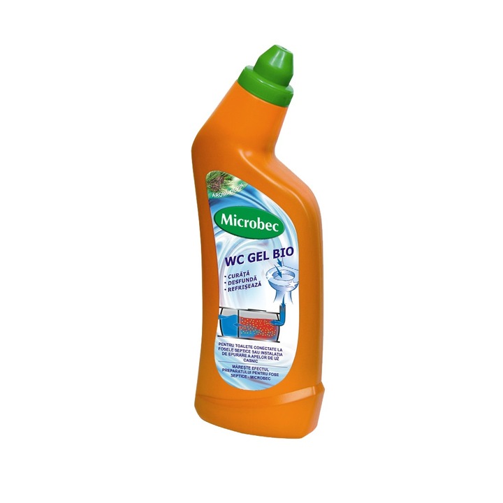 Gel pentru toalete conectate la fose septice Mcrobec 750 ml