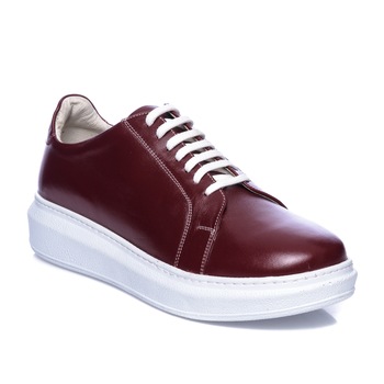 Pantofi barbati din piele naturala - Bordo Box - TC3 BOB, Bordo Pantofi barbati din piele naturala - Bordo Box - TC3 BOB, Bordo