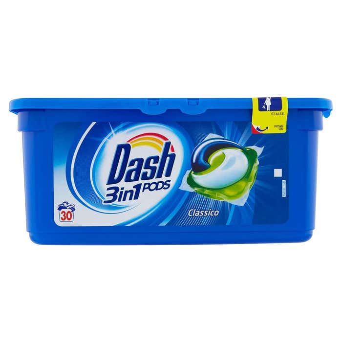 Detergent Dash 3 in 1 Clasic 30 capsule